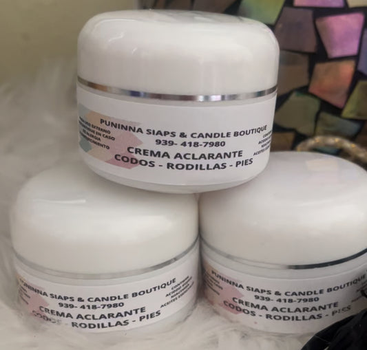 Crema aclarante codos - rodillas - pies